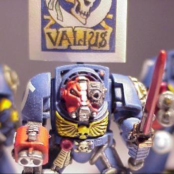 Ultramarines Terminator Sergeant by SolidSnake