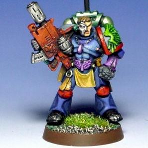 Space Marine Brother Captain Tycho by seltzer