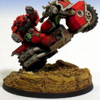 Blood Angel Wheelie Biker - by Phil Myers by senseipcm