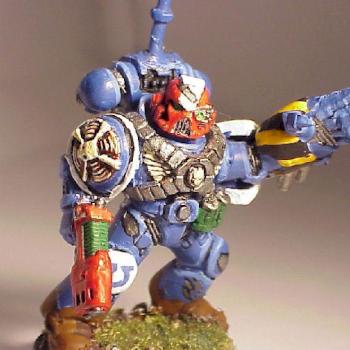 Ultramarines Veteran Sergeant by SolidSnake