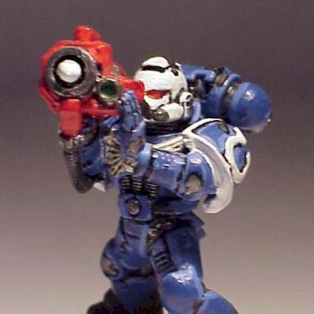 Ultramarines Tactical Marine by SolidSnake