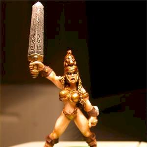 female warrior by engle75
