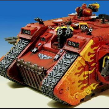 Blood Angel Land Raider Hot Rod - by Phil Myers by senseipcm