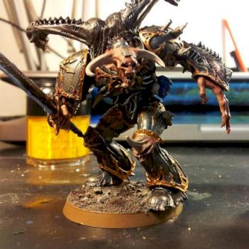 Chaos Space Marines Daemon Prince of the Iron Warriros by boember