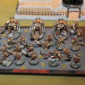 Adeptus Custodes Army by RStevenson
