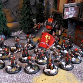 Khador Winter Guard Death Star by PeanutButterConspiracy