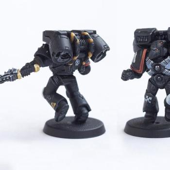 Raven Guard Assault Marine by Comitiva Carmina