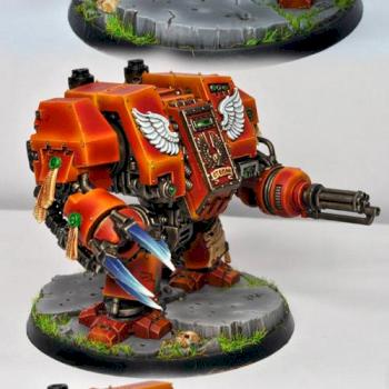 Space Marine Venerable Dreadnought by Under9