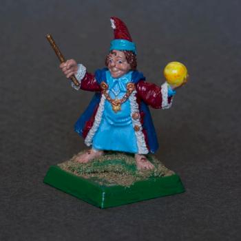 Halfling wizard by David Kolacinski