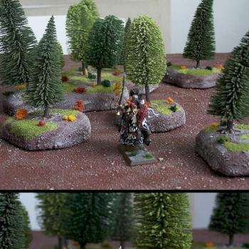 Sir Azrael deMordred, the Red Knight (Green Knight conversion) by Aerodajak