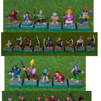Halfling Infanteries by David Kolacinski