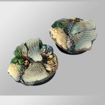 Temple of Time Ruins 40mm Round Base by rene