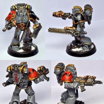 Space Wolves Grey Hunter by Under9