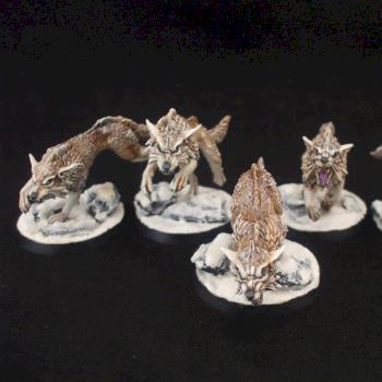 Space Wolves Fenrisian Wolf Pack by bilorca
