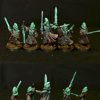 Eldar Farseer and Warlocks by Darkscion