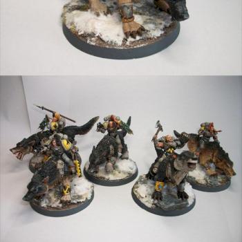 Space Wolves Thunderwolf cavalry by Espeso