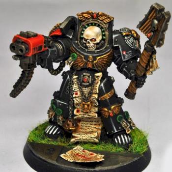 Space Marine Chaplain in Terminator Armour by Under9