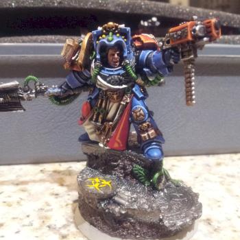 blood angels terminator librarian by DragonAdam