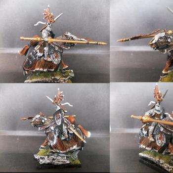 Warhammer Bretonnian Champion Tiger Knight by tinman755