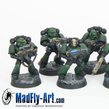 Disciples Of Caliban Tactical Squad by MadFlyArtStudio