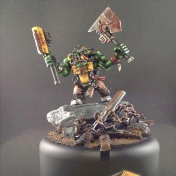 Bad Moon Ork Boss by mrscarelli