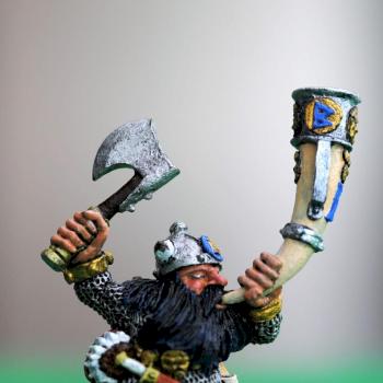 Dawrf musician of Bugman's rangers by David Kolacinski