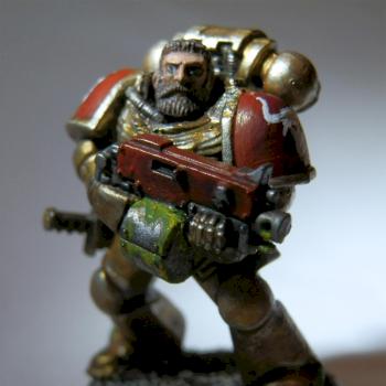 White Minotaurs Sternguard Veteran by Christo222