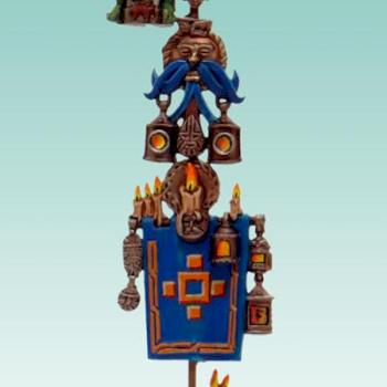 Dwarf Miner Battle Standard Bearer by Febo