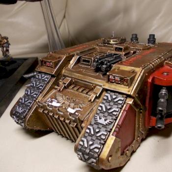 Adeptus Custodes Land Raider by RStevenson