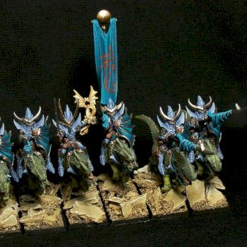 Dark Elf Cold One Knights by DrumAndBass