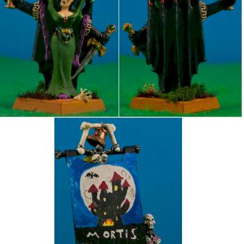 Vlad and Isabella von Carstein + army standard by David Kolacinski