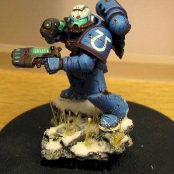Ultramarine Space Marine by AsyLum