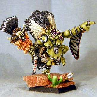 savage orc shaman by bodiscool