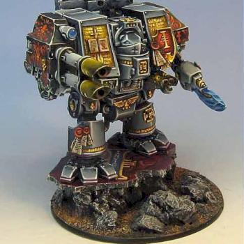 Warhammer 40k Grey Knights FW Dreadnought by Wappellious