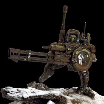 tau Broadside battlesuit (mecha) GDUK 08 by fildunn