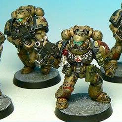 Imperial Rampart 1st Tac Squad - 2nd Fire Team by jakovazor