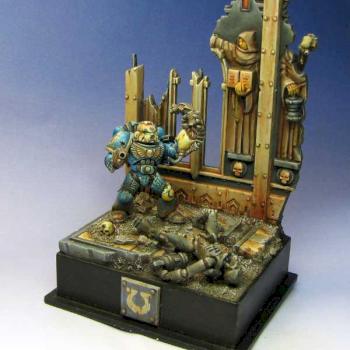Ultramarine vs Necron by fix