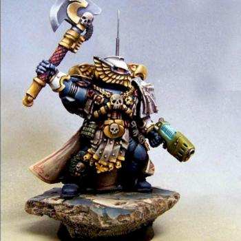 Ultramarine Honor Guard Veteran by LunchBox