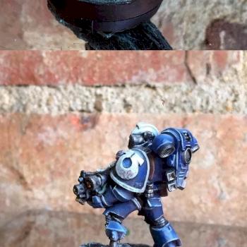 Space Marines - Ultramarine Tyranic Wars Veteran #1 by GobBoss