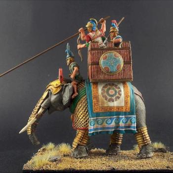 28mm Aventine Successor Elephant (Armoured) with Crew by avalonindustries2040