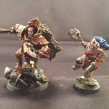 Angron & Kharn by Art Steventon