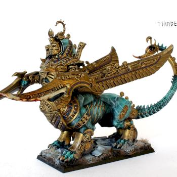 Tomb Kings Necrosphinx by ThirdEyeNuke