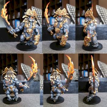 Blood Rage - Fire giant by Ares1306