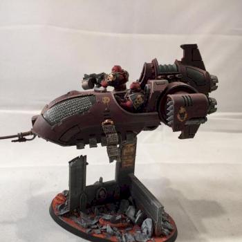 Word Bearers Land Speeder Javelin by Art Steventon
