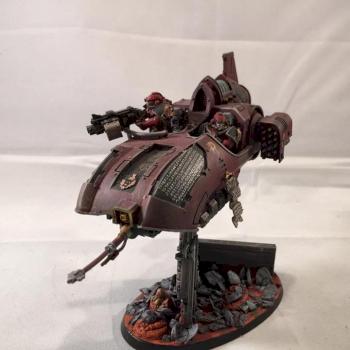Word Bearers Land Speeder Javelin by Art Steventon