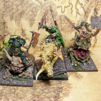 Blight Kings Nurgle toad riders / Skullcrushers by TheHoodedMan