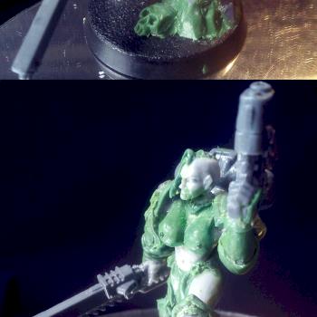 Female Space Marine by Retribution Angel