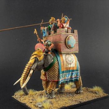 28mm Aventine Successor Elephant (Armoured) with Crew by avalonindustries2040