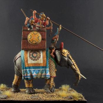 28mm Aventine Successor Elephant (Armoured) with Crew by avalonindustries2040