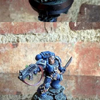 #2 Space Marines Ultramarine Tyranic Wars Veteran by GobBoss